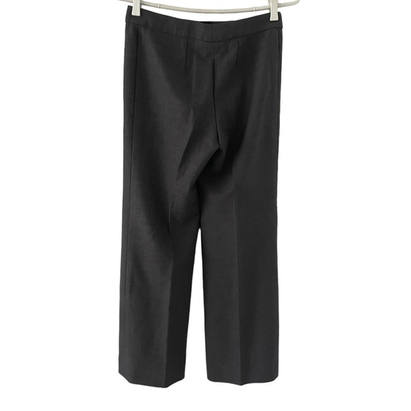 Armani Collezioni Antinea SRL Grey Front Pleat Wool Slacks size 6 - Picture 4 of 7
